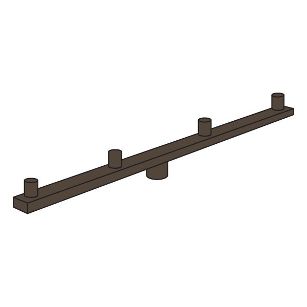 500-053BZ - 4-in-Line RSR Bracket